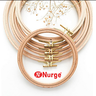 Nurge Wooden Quilting Hoop 7"/190mm x 16mm