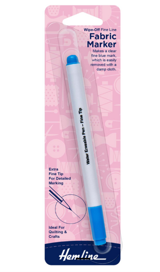 Hemline Fine Line Wipe Off Fabric Marker