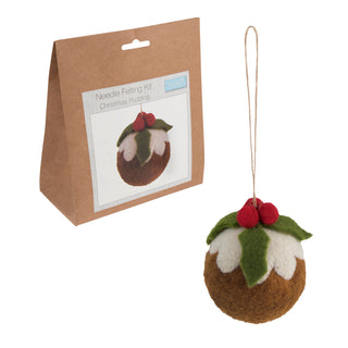 Trimits Needle Felting Kit Christmas Pudding