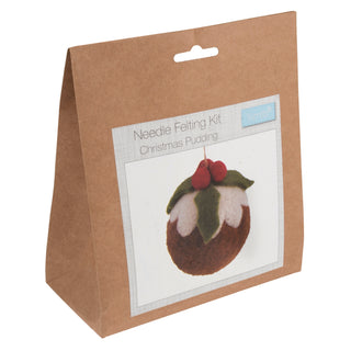 Trimits Needle Felting Kit Christmas Pudding