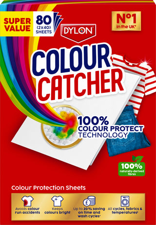 Dylon Colour Catcher Colour Protection Sheets - 80 Sheet Pack