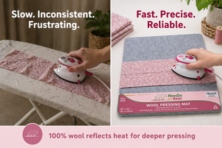 Needle and Bear Wool Pressing Mat - 12" x 12" (30.5cm x 30.5cm)
