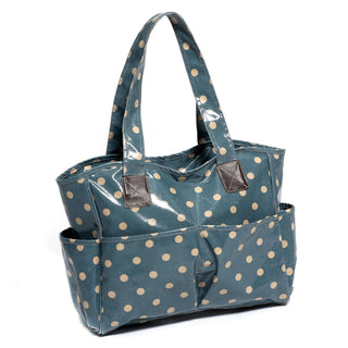 Hobby Gift 'Blue Spot' Glossy PVC Craft Bag