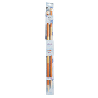 Pony Flair Single Ended Hand Coloured Knitting Pins 35cm - Full range of sizes available!