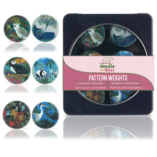 Needle and Bear Pattern weights for Dressmaking and Sewing (Kay Widdowson - Animals)