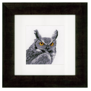 Vervaco Realistic Grey Owl Counted Cross Stitch Kit