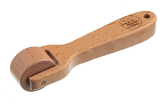 Needle and Bear Wooden Seam Roller