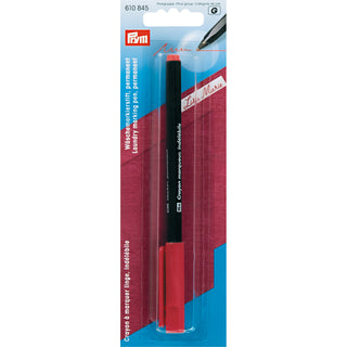 Prym Laundry Marking Permanent Pen - Red