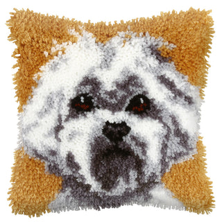 Orchidea Westie Cushion Latch Hook Kit