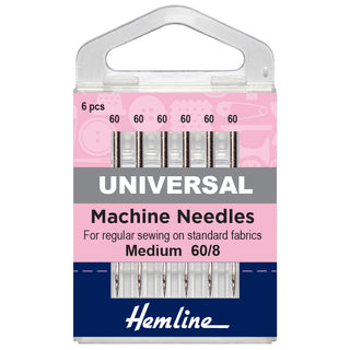 Hemline Extra Fine Universal Machine Needles 60/8