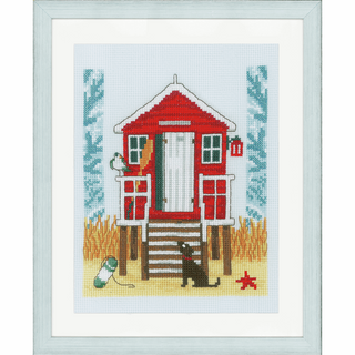 Vervaco Counted Cross Stitch Kit: Beach Cabin