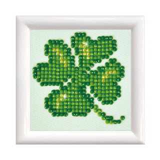 Diamond Dotz Lucky Leaves with Frame Diamond Painting Kit