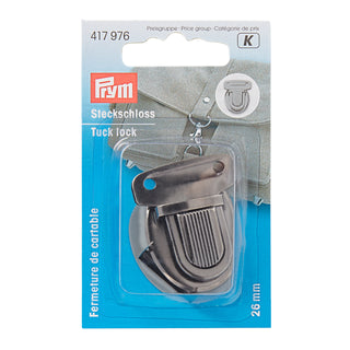 Prym Antique Silver Tuck Lock 26mm - 1 Piece
