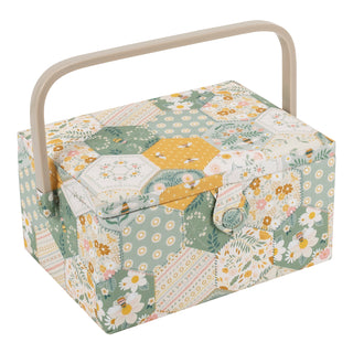 Hobby Gift Sewing Box (M): Patchwork Bee