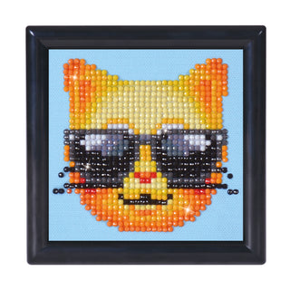 Diamond Dotz Kool Kat with Frame Diamond Painting Kit
