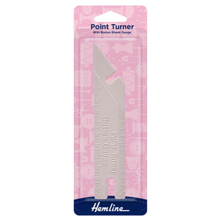 Hemline Haberdashery Point Turner and Button Gauge