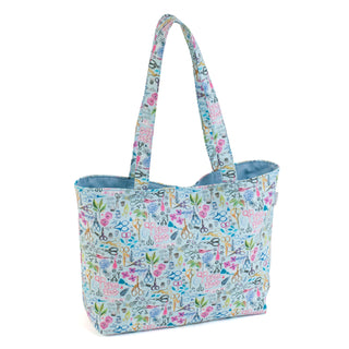 Hobby Gift Medium Shoulder Tote Craft Bag - Sewing Scissors