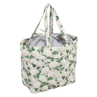 Hobby Gift Craft Bag (L): Drawstring: Hydrangea