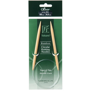 Clover Takumi Bamboo Fixed Circular Knitting Pins - Full Range of Sizes Available!