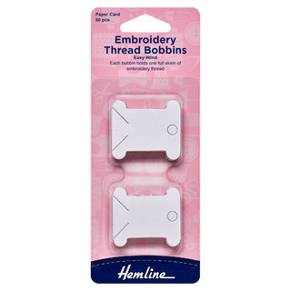 Hemline Paper Embroidery Thread Bobbins