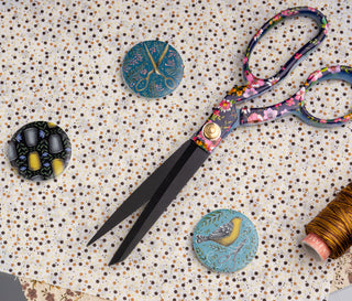 Needle and Bear Pattern weights for Dressmaking and Sewing (Kate Heiss - Floral)