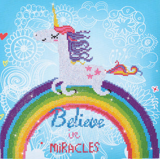 Diamond Dotz Complete Diamond Facet Art Kit Believe In Miracles