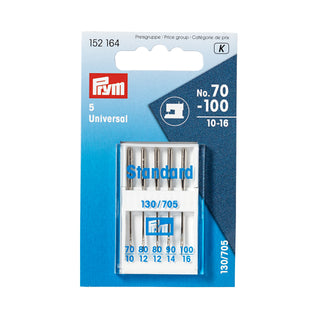 Prym Standard Sewing Machine Needles 130/705 Size 70-100 - Assorted