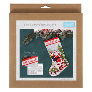 Trimits Half Stitch / Tapestry Kit: Stocking: Father Christmas