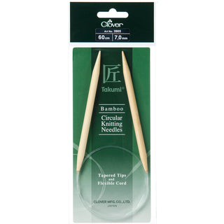 Clover Takumi Bamboo Fixed Circular Knitting Pins - Full Range of Sizes Available!