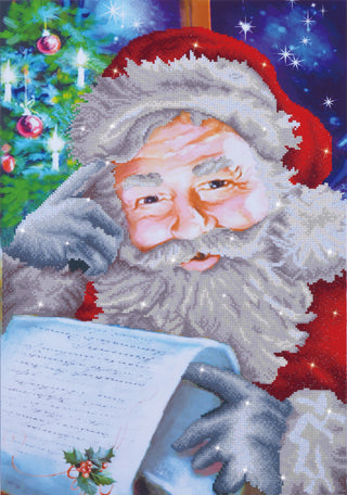 Diamond Dotz Santa's Wish List Diamond Painting Kit