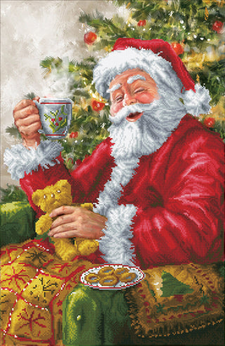 Diamond Dotz Santa's Cuppa Diamond Painting Kit