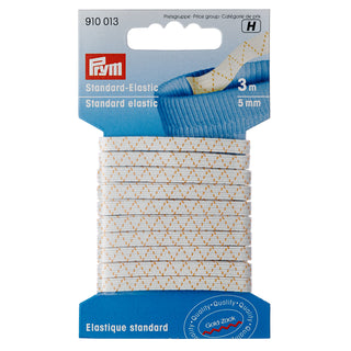 Prym Standard White Elastic - 5mm x 3m