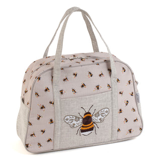 Hobby Gift Sewing Machine Bag - Embroidered Bee