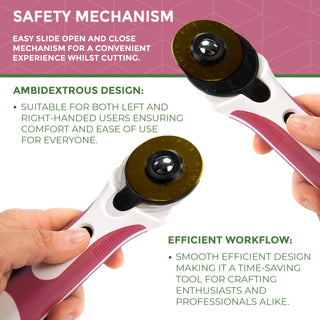 Needle and Bear Ergonomic Softgrip Rotary Cutter (45mm)