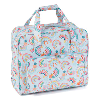 Hobby Gift Sewing Machine Bag: Matt PVC: Rainbow
