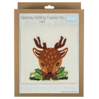 Trimits Needle Felting Kit with Frame Deer