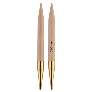 Knit Pro Basix Birch Standard Circular Interchangeable Knitting Pins - Full Range of Sizes Available!
