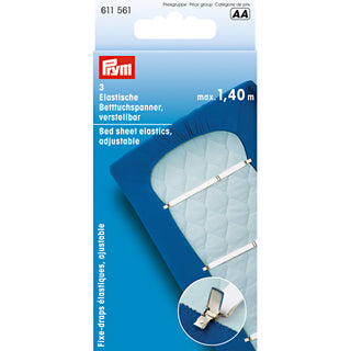 Prym White Bed Sheet Elastics 18mm