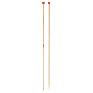 Knit Pro Basic Birch Single-Ended Knitting Pins 40cm - Full range of sizes available!