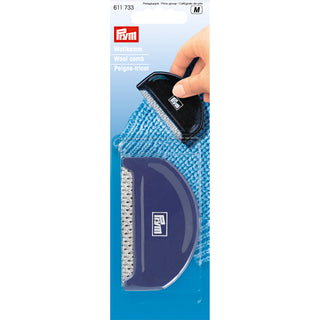 Prym Plastic Wool Comb - Plum Coloured