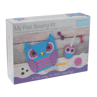 Trimits My First Sewing Kit Owl Handbag and Charm