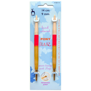 Pony Flair Interchangeable Circular Knitting Pins 14cm - Full range of sizes available!