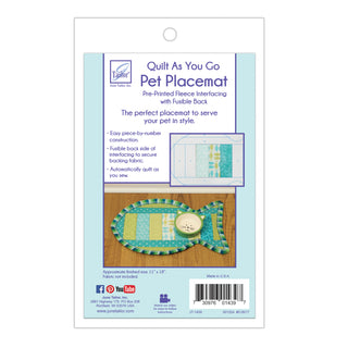 June Tailor Quilt As You Go Pet Placements Cat Fish