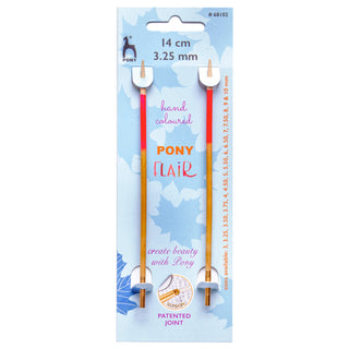 Pony Flair Interchangeable Circular Knitting Pins 14cm - Full range of sizes available!