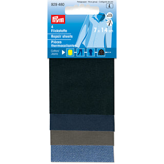 Prym Assorted Iron-On Repair Sheet 14cm X 7cm