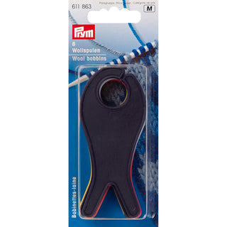 Prym Large Plastic Wool Bobbins - Assorted Colours