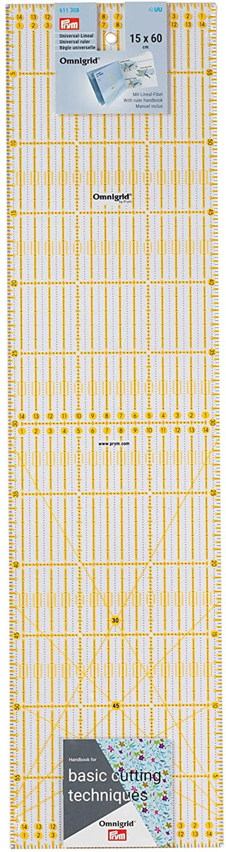 Prym Omnigrid Universal Ruler 15cm x 60cm