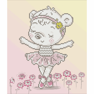 Diamond Dotz Diamond Painting Kit: Ballet Bear