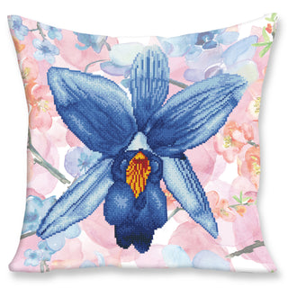 Diamond Dotz Pillow Garden Blue Diamond Painting Kit