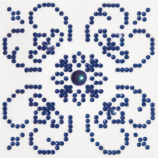 Diamond Dotz Complete Diamond Facet Art Kit Blue On White